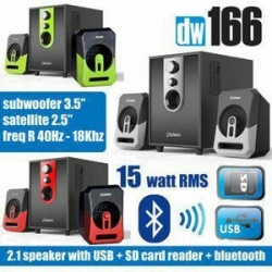 Speaker Dazumba DW166G -  Bluetooth, MMC, USB 